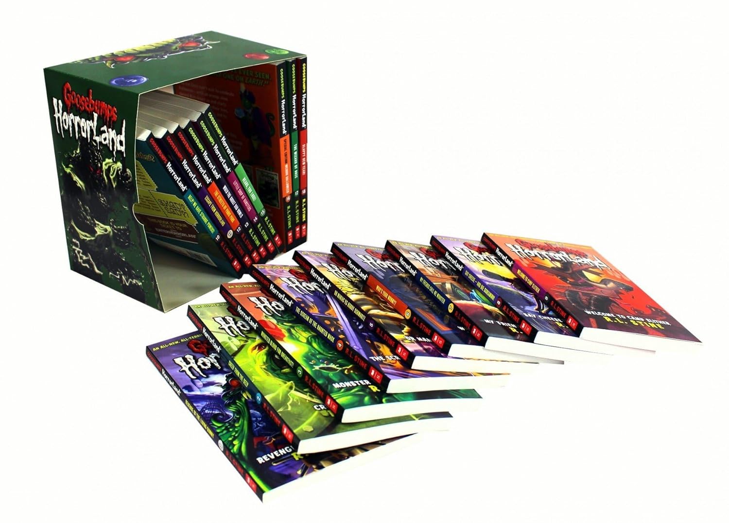 خرید مجموعه Goosebumps Horrorland ۱۸ جلدی Scholastic