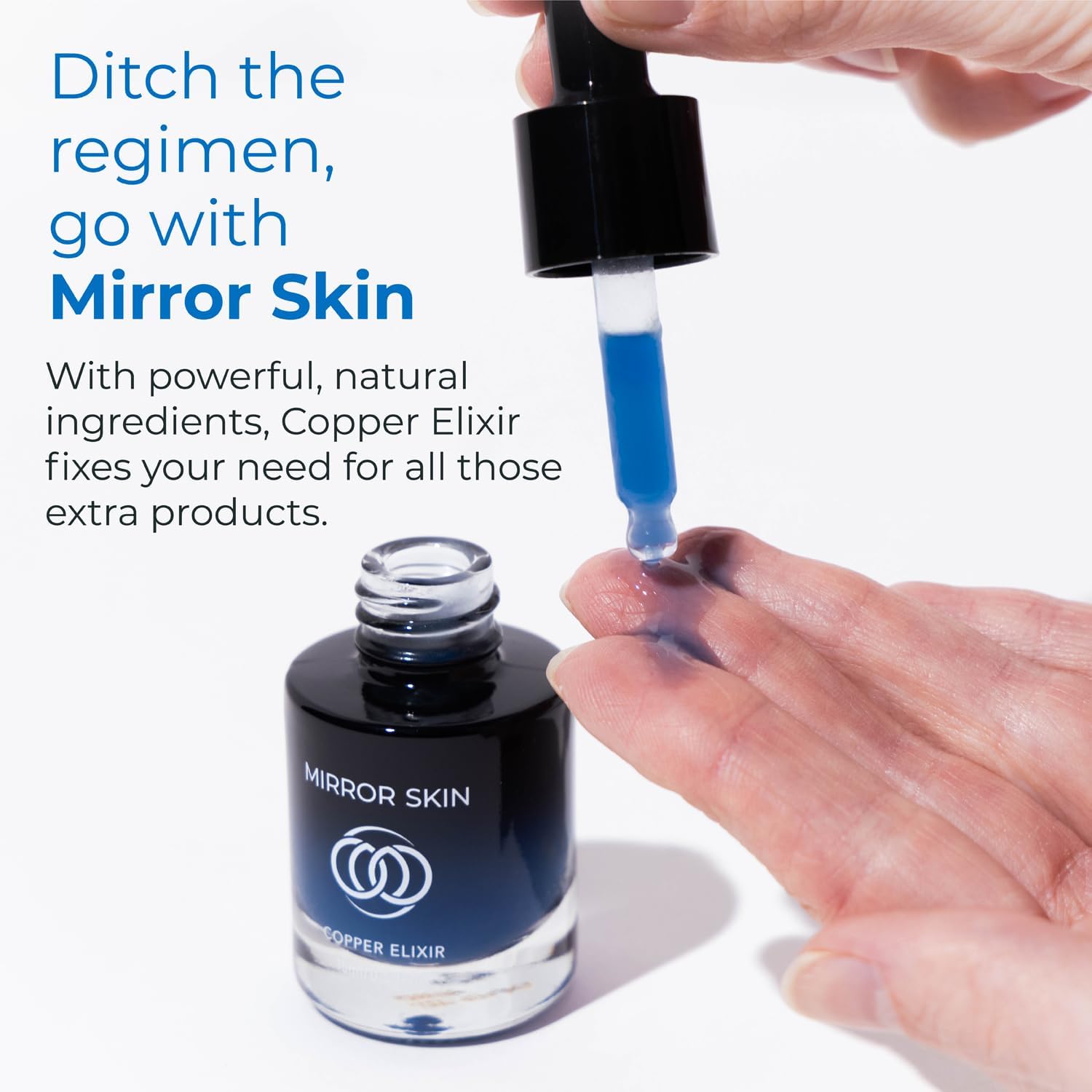 mirror skin ghk cu Copper Elixir by Mirror Skin glowy skin Copper Elixir - Peptide Serum